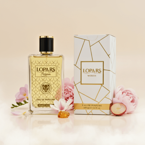 Chloé Eau de Parfum karakterini taşıyan Lopars L-602; gül, şakayık ve beyaz misk notalarıyla zarif ve kalıcı bir kadın parfümüdür.