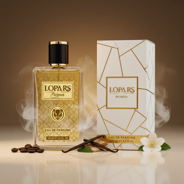 YSL Black Opium karakterini taşıyan Lopars L-665; kahve, vanilya ve beyaz çiçek notalarıyla güçlü ve kalıcı bir kadın parfümüdür.