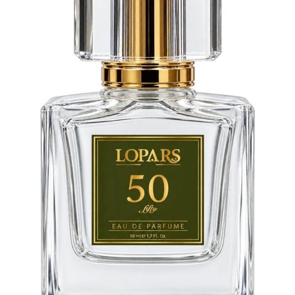 LOPARS 50 Eau de Parfum 50 ml şeffaf parfüm şişesi